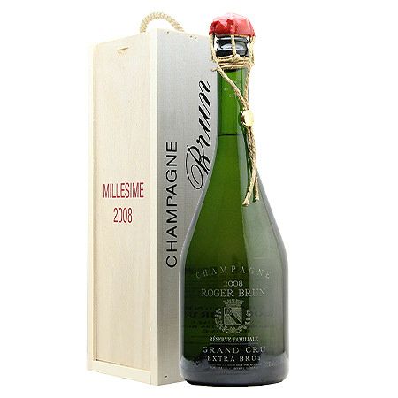 ROGER BRUN 2008 グランクリュシャンパン 木箱入り ROGER BRUN 2008 グランクリュシャンパン 木箱入り