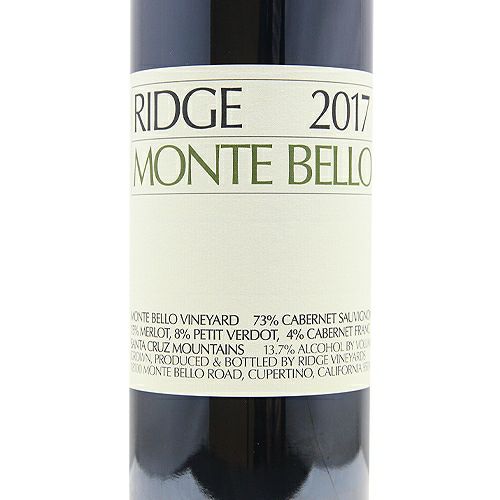 Ridge 2006 Monte Bello リッジ モンテベッロ リッジ | ワインの通販