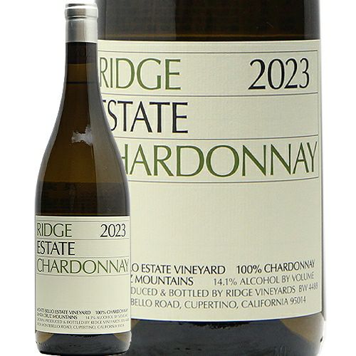 【新品未開封】RIDGE エステートシャルドネ2022 パーカーポイント94点 リッジ シャルドネ エステート 2023